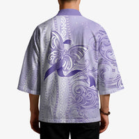 Epilepsy Awareness Kimono Maile Pikake Lokelani Crown Flower Lei Inspired LT9 - Polynesian Pride