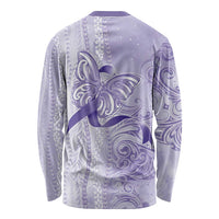 Epilepsy Awareness Long Sleeve Shirt Maile Pikake Lokelani Crown Flower Lei Inspired LT9 - Polynesian Pride