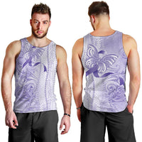 Epilepsy Awareness Men Tank Top Maile Pikake Lokelani Crown Flower Lei Inspired LT9 - Polynesian Pride