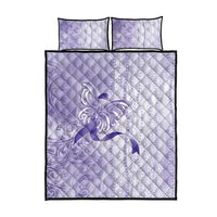 Epilepsy Awareness Quilt Bed Set Maile Pikake Lokelani Crown Flower Lei Inspired LT9 - Polynesian Pride