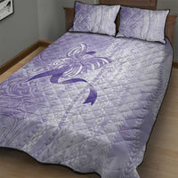 Epilepsy Awareness Quilt Bed Set Maile Pikake Lokelani Crown Flower Lei Inspired LT9 - Polynesian Pride