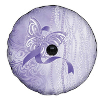 Epilepsy Awareness Spare Tire Cover Maile Pikake Lokelani Crown Flower Lei Inspired LT9 - Polynesian Pride