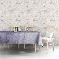Epilepsy Awareness Tablecloth Maile Pikake Lokelani Crown Flower Lei Inspired LT9 - Polynesian Pride