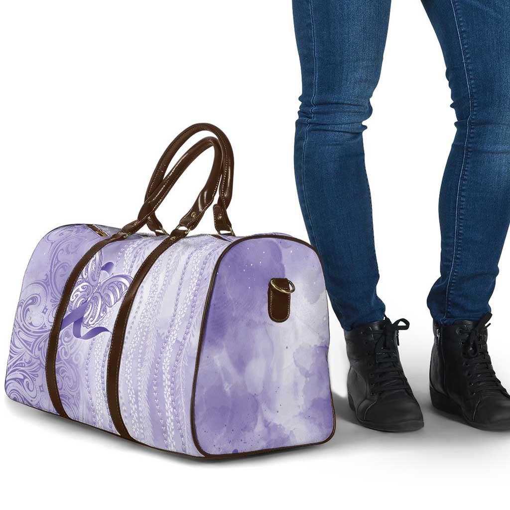 Epilepsy Awareness Travel Bag Maile Pikake Lokelani Crown Flower Lei Inspired LT9 - Polynesian Pride