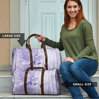 Epilepsy Awareness Travel Bag Maile Pikake Lokelani Crown Flower Lei Inspired LT9 - Polynesian Pride