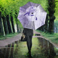 Epilepsy Awareness Umbrella Maile Pikake Lokelani Crown Flower Lei Inspired LT9 - Polynesian Pride