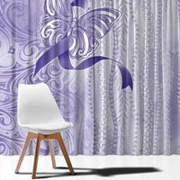 Epilepsy Awareness Window Curtain Maile Pikake Lokelani Crown Flower Lei Inspired LT9 - Polynesian Pride