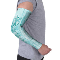 PTSD Awareness Arm Sleeves Maile Pikake Lokelani Crown Flower Lei Inspired