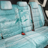 PTSD Awareness Back Car Seat Cover Maile Pikake Lokelani Crown Flower Lei Inspired