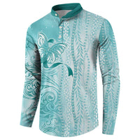 PTSD Awareness Button Sweatshirt Maile Pikake Lokelani Crown Flower Lei Inspired LT9 - Polynesian Pride