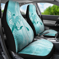 PTSD Awareness Car Seat Cover Maile Pikake Lokelani Crown Flower Lei Inspired LT9 - Polynesian Pride
