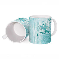 PTSD Awareness Ceramic Mug Maile Pikake Lokelani Crown Flower Lei Inspired LT9 - Polynesian Pride