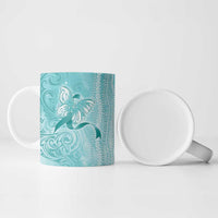 PTSD Awareness Ceramic Mug Maile Pikake Lokelani Crown Flower Lei Inspired LT9 - Polynesian Pride