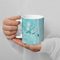PTSD Awareness Ceramic Mug Maile Pikake Lokelani Crown Flower Lei Inspired LT9 - Polynesian Pride