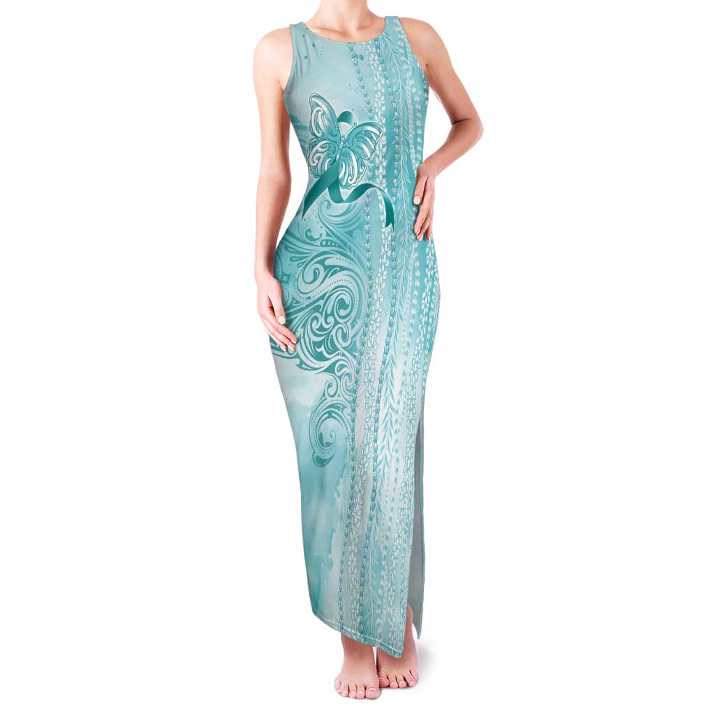PTSD Awareness Family Matching Tank Maxi Dress and Hawaiian Shirt Maile Pikake Lokelani Crown Flower Lei Inspired