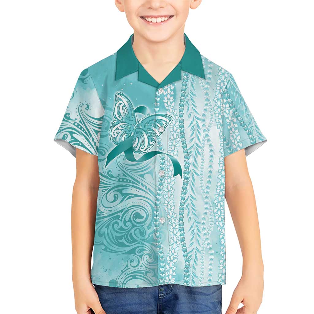 PTSD Awareness Family Matching Tank Maxi Dress and Hawaiian Shirt Maile Pikake Lokelani Crown Flower Lei Inspired