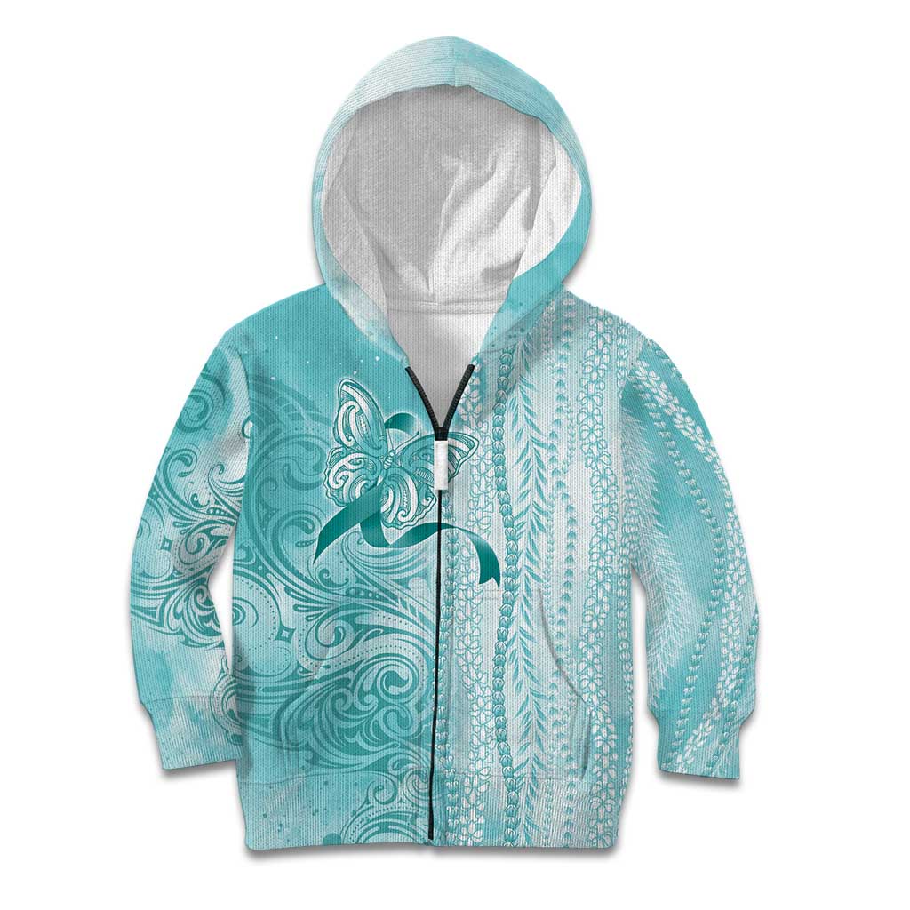 PTSD Awareness Kid Hoodie Maile Pikake Lokelani Crown Flower Lei Inspired