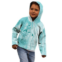 PTSD Awareness Kid Hoodie Maile Pikake Lokelani Crown Flower Lei Inspired