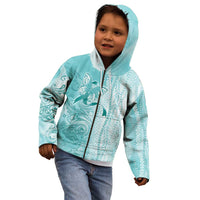 PTSD Awareness Kid Hoodie Maile Pikake Lokelani Crown Flower Lei Inspired