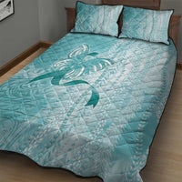 PTSD Awareness Quilt Bed Set Maile Pikake Lokelani Crown Flower Lei Inspired