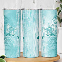PTSD Awareness Skinny Tumbler Maile Pikake Lokelani Crown Flower Lei Inspired LT9 - Polynesian Pride