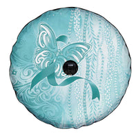 PTSD Awareness Spare Tire Cover Maile Pikake Lokelani Crown Flower Lei Inspired LT9 - Polynesian Pride