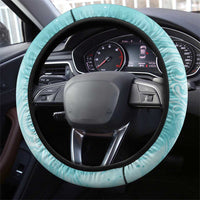 PTSD Awareness Steering Wheel Cover Maile Pikake Lokelani Crown Flower Lei Inspired