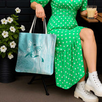 PTSD Awareness Tote Bag Maile Pikake Lokelani Crown Flower Lei Inspired LT9 - Polynesian Pride