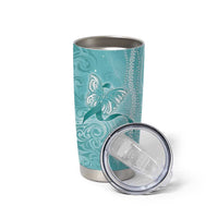 PTSD Awareness Tumbler Cup Maile Pikake Lokelani Crown Flower Lei Inspired LT9 - Polynesian Pride