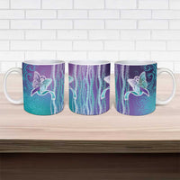 Suicide Prevention Awareness Ceramic Mug Maile Pikake Lokelani Crown Flower Lei Inspired LT9 - Polynesian Pride