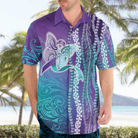 Suicide Prevention Awareness Hawaiian Shirt Maile Pikake Lokelani Crown Flower Lei Inspired LT9 - Polynesian Pride