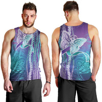 Suicide Prevention Awareness Men Tank Top Maile Pikake Lokelani Crown Flower Lei Inspired LT9 - Polynesian Pride