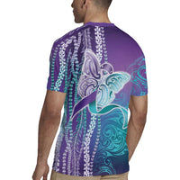 Suicide Prevention Awareness Rugby Jersey Maile Pikake Lokelani Crown Flower Lei Inspired LT9 - Polynesian Pride