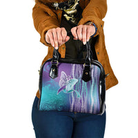 Suicide Prevention Awareness Shoulder Handbag Maile Pikake Lokelani Crown Flower Lei Inspired