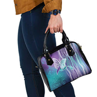 Suicide Prevention Awareness Shoulder Handbag Maile Pikake Lokelani Crown Flower Lei Inspired
