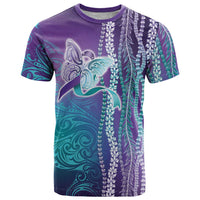 Suicide Prevention Awareness T Shirt Maile Pikake Lokelani Crown Flower Lei Inspired LT9 Multicolor - Polynesian Pride