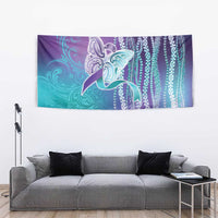 Suicide Prevention Awareness Tapestry Maile Pikake Lokelani Crown Flower Lei Inspired