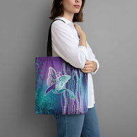 Suicide Prevention Awareness Tote Bag Maile Pikake Lokelani Crown Flower Lei Inspired LT9 - Polynesian Pride