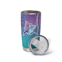 Suicide Prevention Awareness Tumbler Cup Maile Pikake Lokelani Crown Flower Lei Inspired LT9 - Polynesian Pride