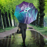 Suicide Prevention Awareness Umbrella Maile Pikake Lokelani Crown Flower Lei Inspired LT9 - Polynesian Pride
