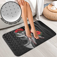 Hawaiian Honu Personalized Bathroom Set Black Tribal Hook Pattern LT9 - Polynesian Pride