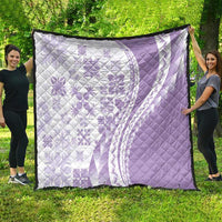 Purple Hawaiian Quilt Pattern Quilt Mixed Polynesian Tribal Arty