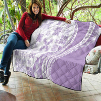 Purple Hawaiian Quilt Pattern Quilt Mixed Polynesian Tribal Arty