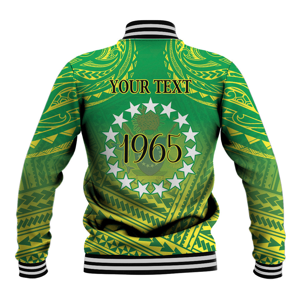 Cook Islands Constitution Day Baseball Jacket Kuki Airani Since 1965 LT9 - Polynesian Pride