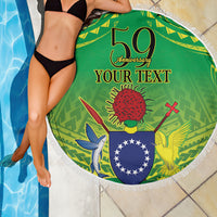 Cook Islands Constitution Day Beach Blanket Kuki Airani Since 1965 LT9 - Polynesian Pride
