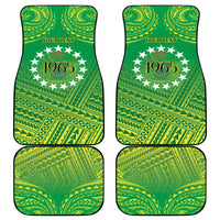 Cook Islands Constitution Day Car Mats Kuki Airani Since 1965 LT9 - Polynesian Pride