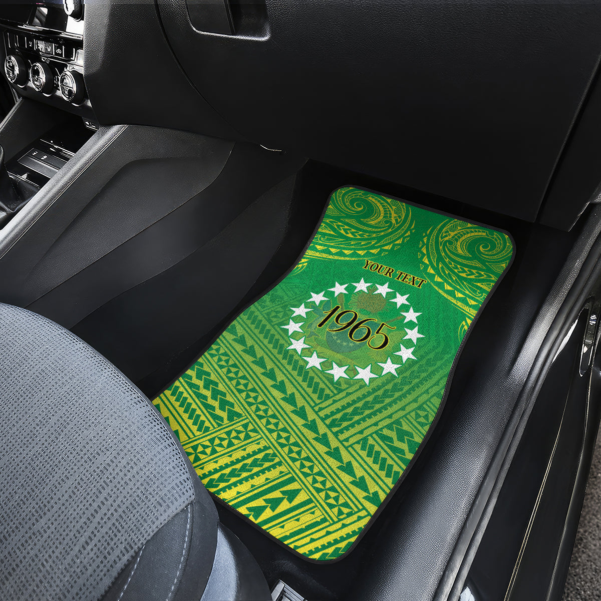 Cook Islands Constitution Day Car Mats Kuki Airani Since 1965 LT9 - Polynesian Pride