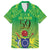 Cook Islands Constitution Day Family Matching Long Sleeve Bodycon Dress and Hawaiian Shirt Kuki Airani Since 1965