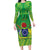 Cook Islands Constitution Day Family Matching Long Sleeve Bodycon Dress and Hawaiian Shirt Kuki Airani Since 1965