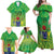 Cook Islands Constitution Day Family Matching Off Shoulder Maxi Dress and Hawaiian Shirt Kuki Airani Since 1965